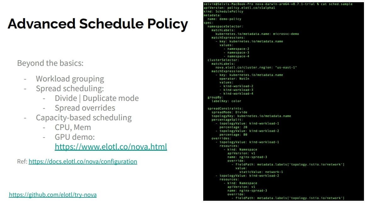 Advanced Schedule Policy